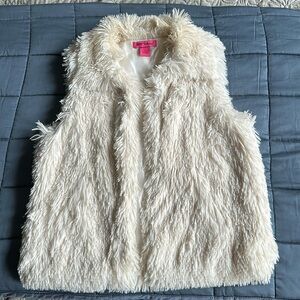 Betsey Johnson Faux Fur Vest